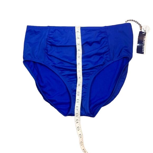 Sonnet Shores Blue High Rise Swim Bottoms, Size 16, NWT - Picture 6 of 8